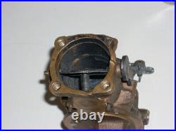 2 Harley Davidson Linkert M-74 B Carburetors, manifolds and air cleaner cover