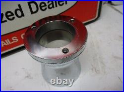 Billet Velocity Stack For S&s Super E Carburetor Harley Davidson Chopper