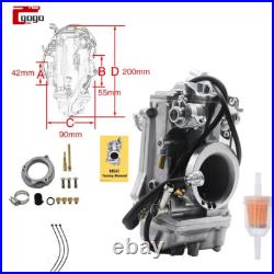 Brand New Carburetor Fit For Evo Electra Glide Harley HSR42mm Evo Dyna Twin Cam