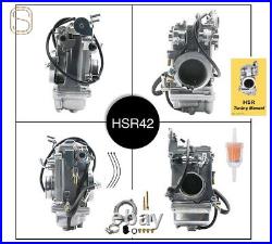 Carburetor For Harley Davidson HSR42 42mm TM42-6 Evo Twin Cam with Choke Cable