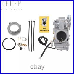 Carburetor For Mikuni HSR45 45mm Harley EVO Twin Cam TM45-2K Smoothbore Polished