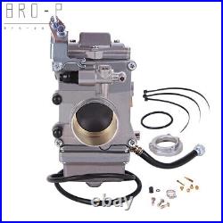 Carburetor For Mikuni HSR45 45mm Harley EVO Twin Cam TM45-2K Smoothbore Polished