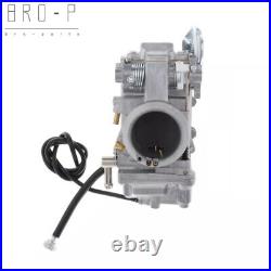 Carburetor For Mikuni HSR45 45mm Harley EVO Twin Cam TM45-2K Smoothbore Polished