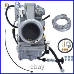 Carburetor With Choke Cable For Mikuni HSR45 Harley-Davidson EVO Twin Cam TM45