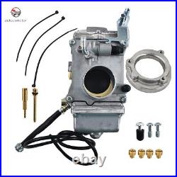 Carburetor With Choke Cable For Mikuni Harley Davidson HSR42mm Twin Cam TM42-6