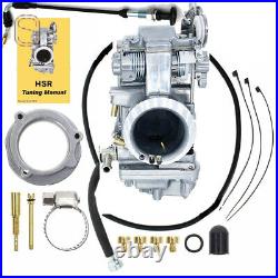 Carburetor WithChoke Cable for Harley HSR45 HSR 45mm EVO Twin Cam TM45 Polished