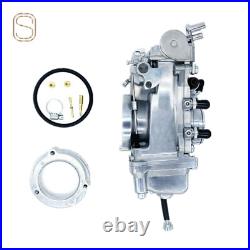 Carburetor WithChoke Cable for Harley HSR45 HSR 45mm EVO Twin Cam TM45 Polished