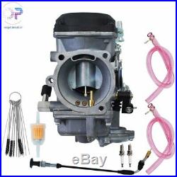 Carburetor for Harley Davidson 40mm CV 40 XL883 Carb with Choke Cable/Spark Plug