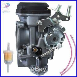 Carburetor for Harley Davidson 40mm CV 40 XL883 Carb with Choke Cable/Spark Plug