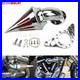 Chrome Spike Air Cleaner Intake Filter for Harley CV Carburetor Delphi V-Twin