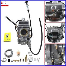 For HSR48 48 MM Carb 48-2 Harley EVO Twin Smoothbore Polished Carburetor