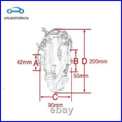 For Mikuni HSR 42mm Polished HSR42 Carb Carburetor 1990-2006 Harley Evo TM42-6PK