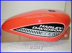 HARLEY DAVIDSON Sportster 2006 XL883R OEM Carburetor Fuel Gas Tank & Fender Set