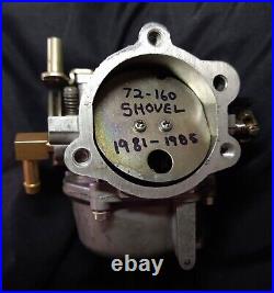 Harley 27472-81 -0529 Butterfly Carb 1981-85 Shovel 72/160 rebuilt B1