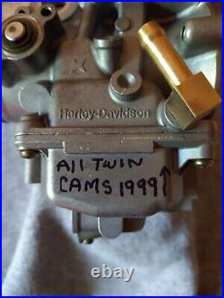 Harley CV 27412-99C Carb All Stock Twin Cam Cruise Bracket 1999 Up 45/190 L1