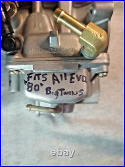 Harley CV Carb 27486-92 Stock for All EVO Big Twin 80 42/170 rebuilt M3