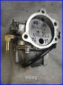 Harley Davidson AMF -77 Butterfly Carb Stock on 1976-77 Shovelhead 88/180 G3