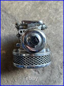 Harley Davidson CHROME SU Carburetor and Elbow Intake Adaptor