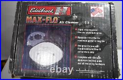 Harley-Davidson Edelbrock Qwik Silver II Max-Flo Carburetor Air Cleaner Kit H1