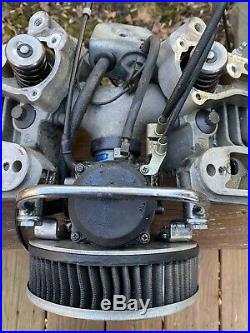 Harley Davidson Evolution Cylinder Heads FXR Evo Carburetor Intake Top End