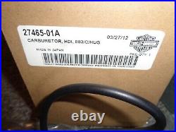 Harley Davidson Motorcycle 27465-01a Carburetor Hdi 883/c/hug Original New