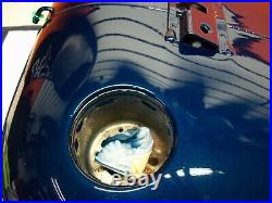 Harley-Davidson OEM FLSTF Fat Boy Sinister Blue Carburetor Fuel Petro Gas Tank