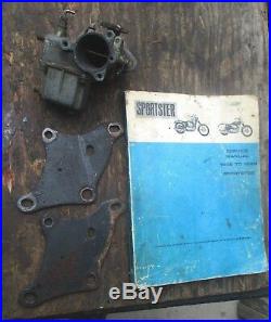 Harley Davidson Sportster Xlch Xlh Ironhead L&l Linkert D-12 Carburetor Manual