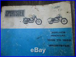 Harley Davidson Sportster Xlch Xlh Ironhead L&l Linkert D-12 Carburetor Manual