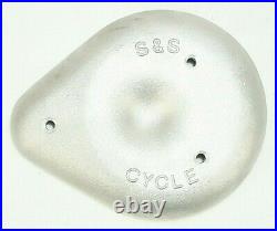 Harley S&S Cycle AIR CLEANER COVER TEARDROP WITH RAISED LETTERS panhead shovel