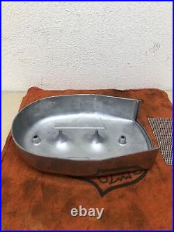Harley S&S Two-Throat Carburetor Air Cleaner Cover Polished Dual Carb NOS