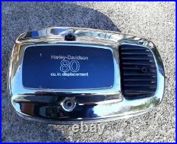 Harley-davidson Amf Shovelhead 80 Engine Carburetor Air Cleaner Filter Ham Can