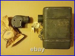 Harley davidson wla flathead 45ci military air filter+carburetor connection NOS