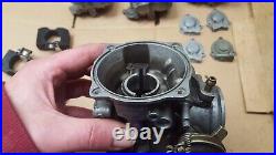Keihin 40mm CV carburetor body extra bowls floats part lot HARLEY 27525-02 READ