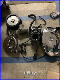 Mikuni HSR42 TM42-6 42mm Carburetor Harley Davidson Twin Cam Carb Intake Filter
