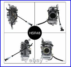 Motorcycle Carburetor Replace For Mikuni Model Carburador HSR 48mm For HARLEY