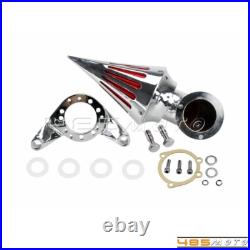 Motorcycle Spike Air Cleaner Filter Kit For Harley Davidson V-Twin CV Carburetor