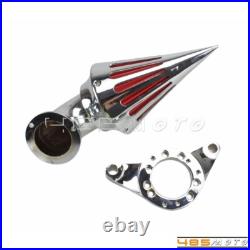 Motorcycle Spike Air Cleaner Filter Kit For Harley Davidson V-Twin CV Carburetor