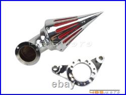 Motorcycle Spike Air Cleaner Filter Kit For Harley Davidson V-Twin CV Carburetor