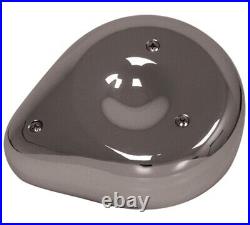 New Chrome Teardrop Air Cleaner For Harley Davidson 3 Hole Carburetors