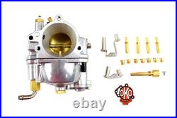 OKO Performance Shorty 47mm Carburetor Polished fits Harley Davidson