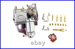 OKO Performance Shorty 47mm Carburetor Polished fits Harley Davidson
