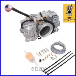 Polish Carburetor for Mikuni 42mm Harley HSR42 Evo Evolution Twin Cam TM42 Carb