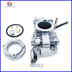 Polished Carburetor & Choke Cable For TM45-2K HSR45 HSR 45mm Harley-Davidson