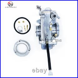 Polished Carburetor & Choke Cable For TM45-2K HSR45 HSR 45mm Harley-Davidson