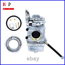 Polished Carburetor For HSR45 Harley Davidson HSR 45mm HD EVO Twin Cam TM45 New