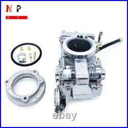 Polished Carburetor For HSR45 Harley Davidson HSR 45mm HD EVO Twin Cam TM45 New