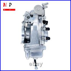 Polished Carburetor For HSR45 Harley Davidson HSR 45mm HD EVO Twin Cam TM45 New