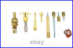 Retro OKO Shorty Carburetor Parts Kit Brass fits Harley Davidson