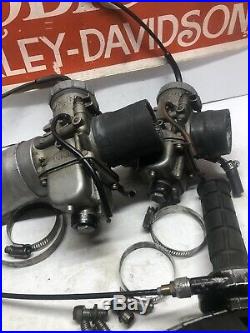 Robison Harley-Davidson Race Team XR-1000 XR-750 Monster Mikuni Carbs & Intakes