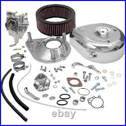 S&S Cycle 11-0431 Super G Shorty Carburetor Kit with Manifold Harley-Davidson